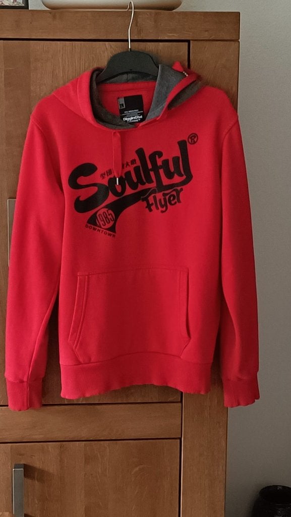 trui hoodie Maat L trui met capuchon, Kleding | Heren, Maat 48/50 (M), Zo goed als nieuw, Rood, C&A