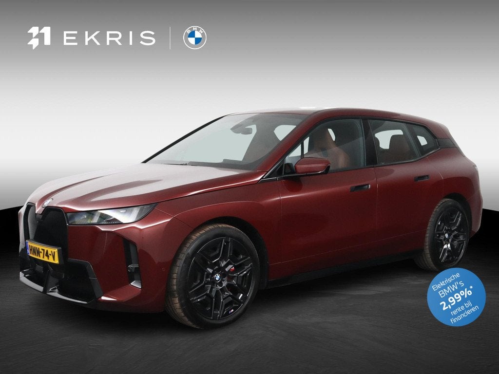 BMW iX xDrive45 101 kWh | SOH 100% | M Sportpakket Pro | Com, Auto's, BMW, Stof, Gebruikt, 101 kWh, Met garantie (alle)
