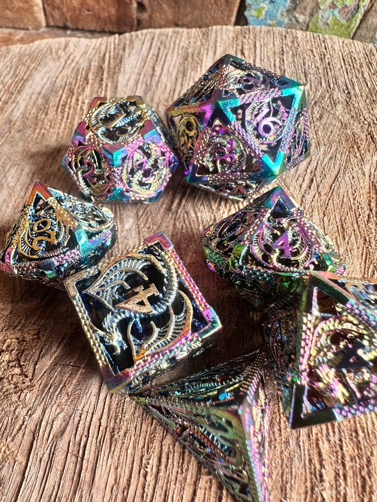 DND dice / Dragons / metal gear / Heavy duty / RPG / nieuw, Ophalen of Verzenden, Nieuw
