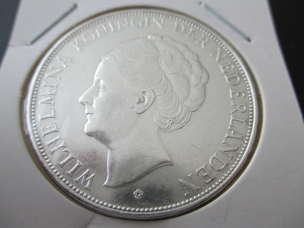 Rijksdaalder 1937, Postzegels en Munten, Munten | Nederland, Zilver, Ophalen of Verzenden, Koningin Wilhelmina, Losse munt