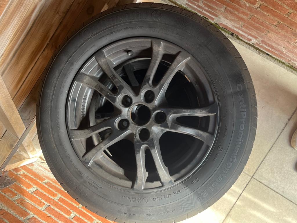 set banden+velgen 195/65/R15, Ophalen, 15 inch, Banden en Velgen, Winterbanden