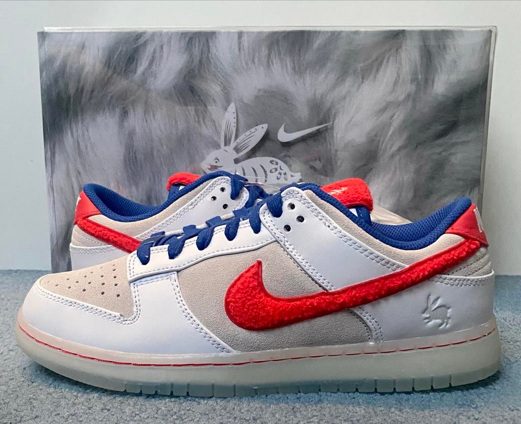 Nike Dunk Low Retro PRM Rabbit - Nieuw in doos, Ophalen of Verzenden, Nieuw, Wit, Sneakers of Gympen