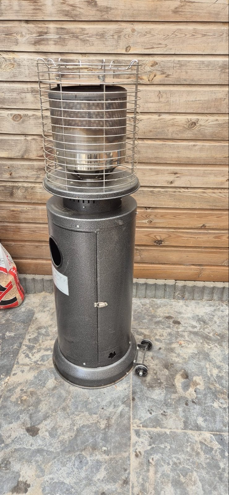 Terrasheater op gas - Gebruikt, Tuin en Terras, Terrasverwarmers, Ophalen of Verzenden, Gebruikt, Gas, Vloer