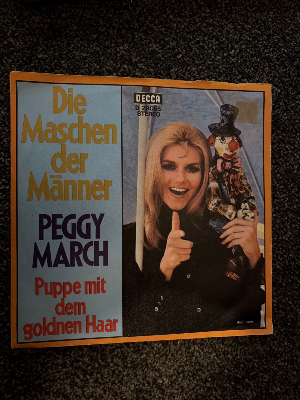 Peggy March - Die Maschen der Männer / Puppe mit dem goldnen, Gebruikt, 7 inch, EP, Schlager