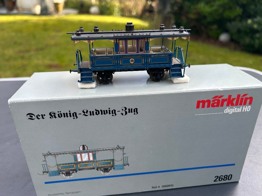 Marklin H0 2680 Deel 4 Koning Ludwig II van Beieren, Wisselstroom, Wagon, Ophalen of Verzenden, Zo goed als nieuw