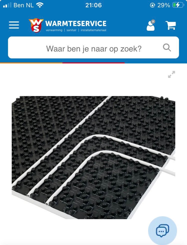 Therminon noppenplaten met 11mm isolatie, Ophalen, Overige materialen, 30 cm of meer, 50 tot 150 cm