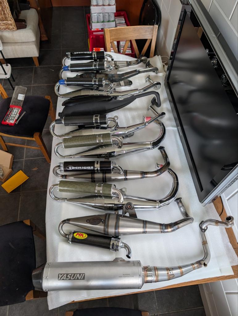 10 Nieuwe Uitlaten voor Scooter/Brommer - Diverse Merken, Fietsen en Brommers, Brommeronderdelen | Scooters, Nieuw, Overige merken