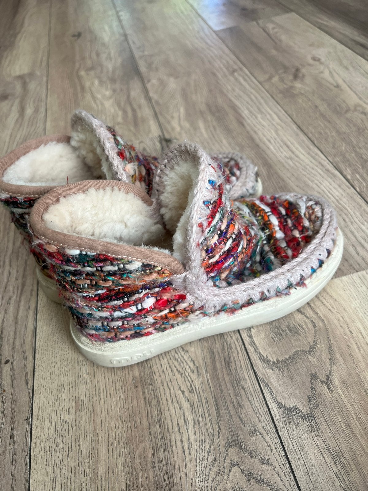 Mou Eskimo 18 Tweed & Sheepskin Laarzen, Kleding | Dames, Schoenen, Ophalen of Verzenden, Gedragen, Overige kleuren, Lage of Enkellaarzen