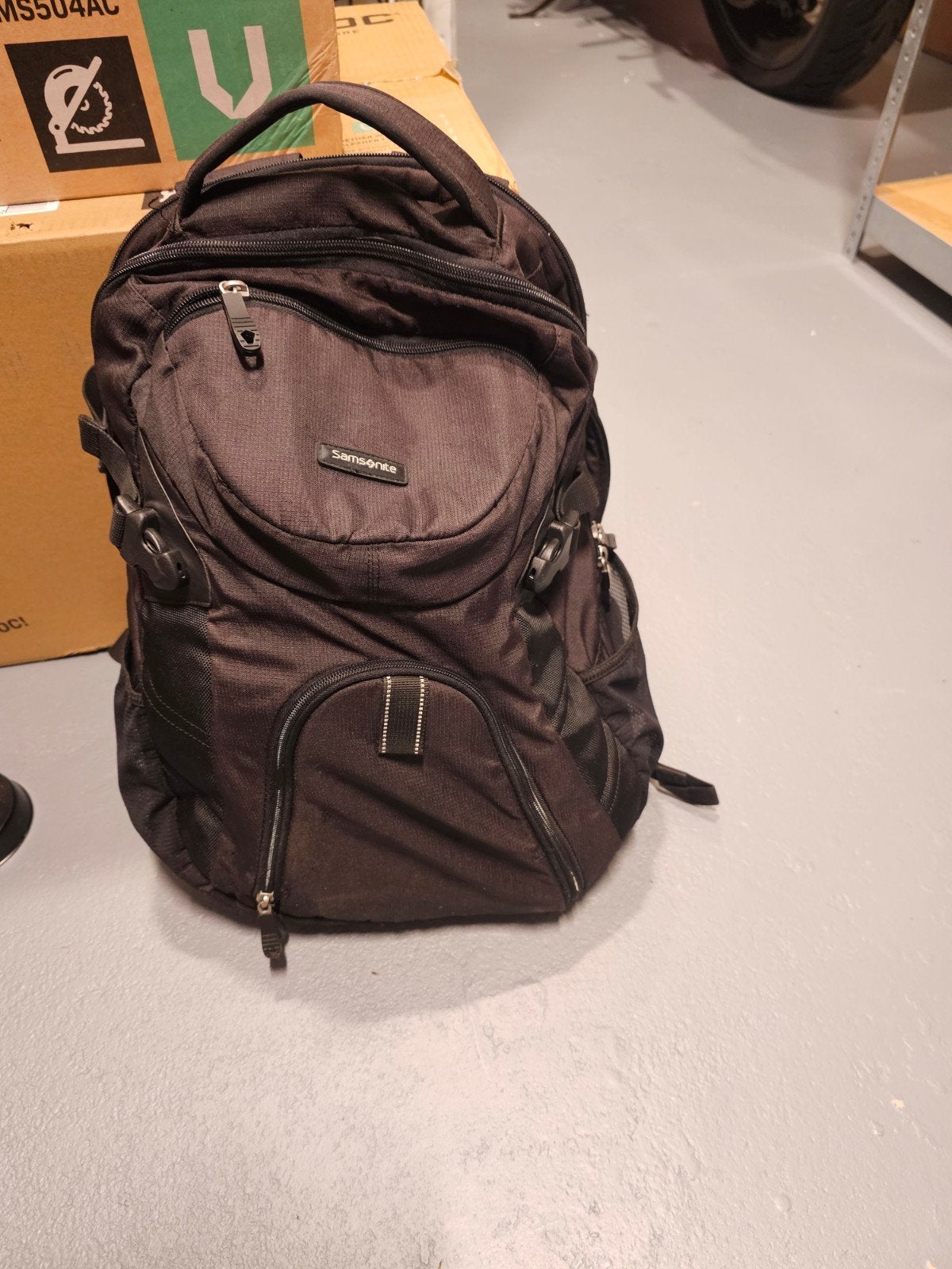 Stevige Samsonite rugzak met 17 inch laptopvak, Ophalen, Overige merken