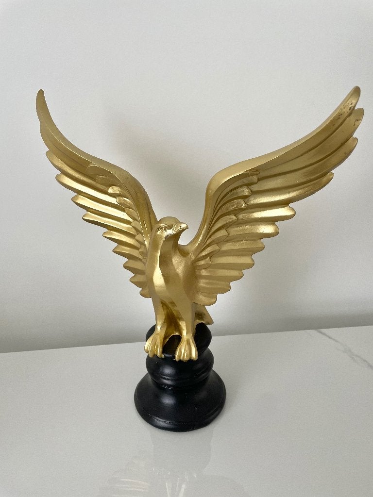 Vogel beeld goud decoratie, Ophalen of Verzenden, Zo goed als nieuw, Dier