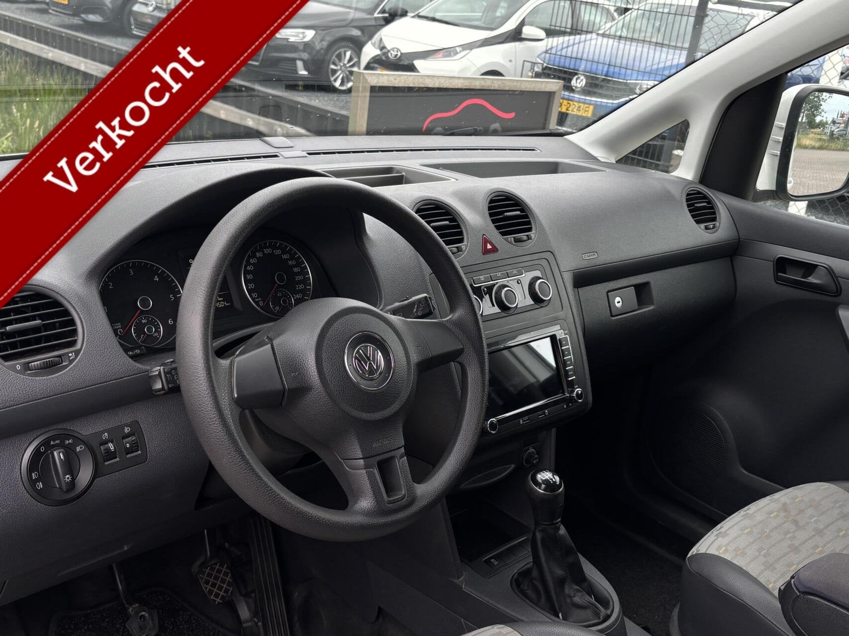 Volkswagen Caddy Bestel 1.6 TDI trekhaak cruise airco pdc, Euro 5, Gebruikt, 4 cilinders, 700 kg