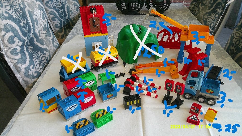 Duplo onderdelen trein of treinset., Ophalen of Verzenden, Zo goed als nieuw, Accessoire, Duplo