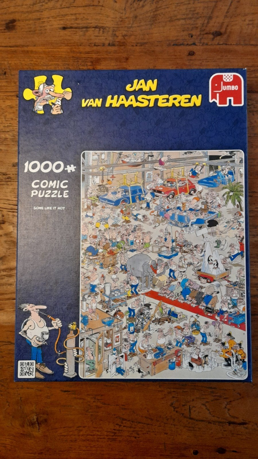 Jan van Haasteren comic puzzle 1000 stukjes, Ophalen, 500 t/m 1500 stukjes, Zo goed als nieuw, Legpuzzel