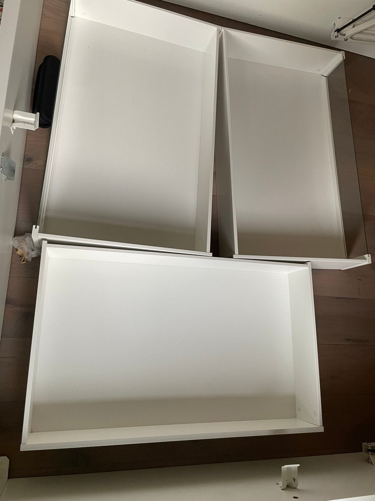 IKEA Pax lades 100x58 - 2x glas, 1x wit, Gebruikt, Glas, Minder dan 100 cm, Met lade(s)