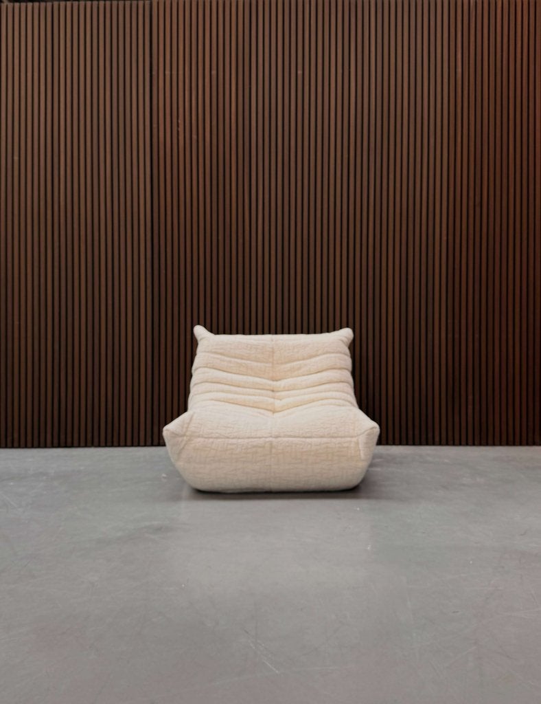 Ligne Roset Togo Eenzits | Beige Pierre Frey, Ophalen of Verzenden