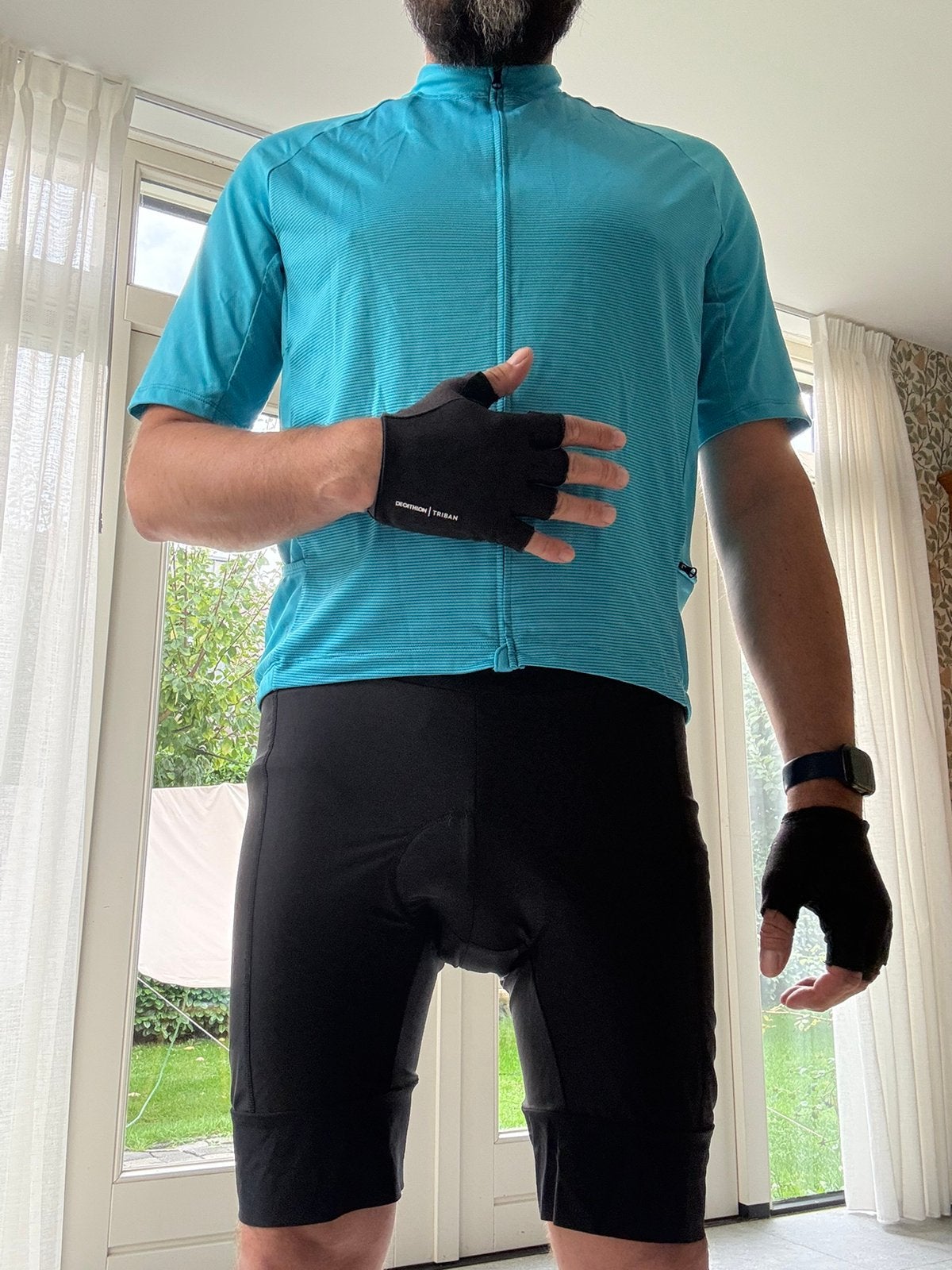 Complete set wielrenkleding Decathlon Triban, Heren, Ophalen of Verzenden, Zo goed als nieuw, XL