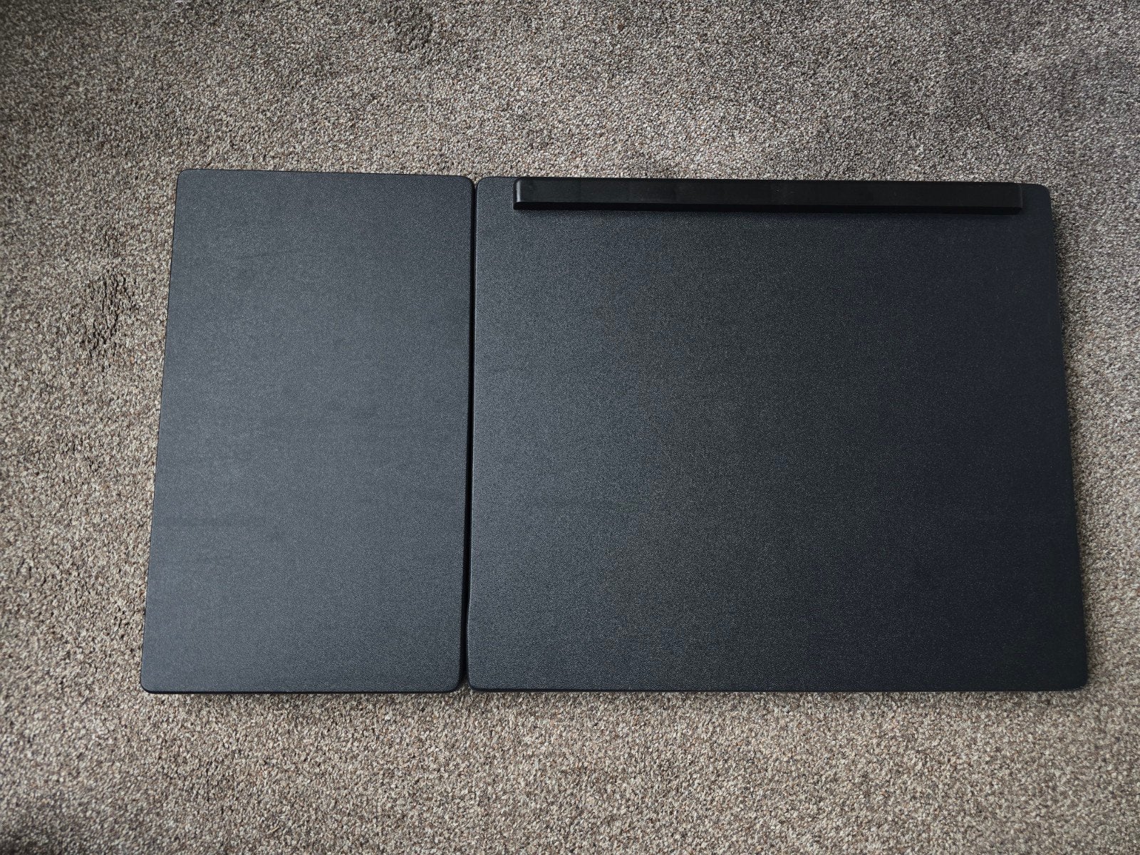 Zwarte Opvouwbare Laptoptafel - In Hoogte Verstelbaar, Ophalen of Verzenden, Zo goed als nieuw
