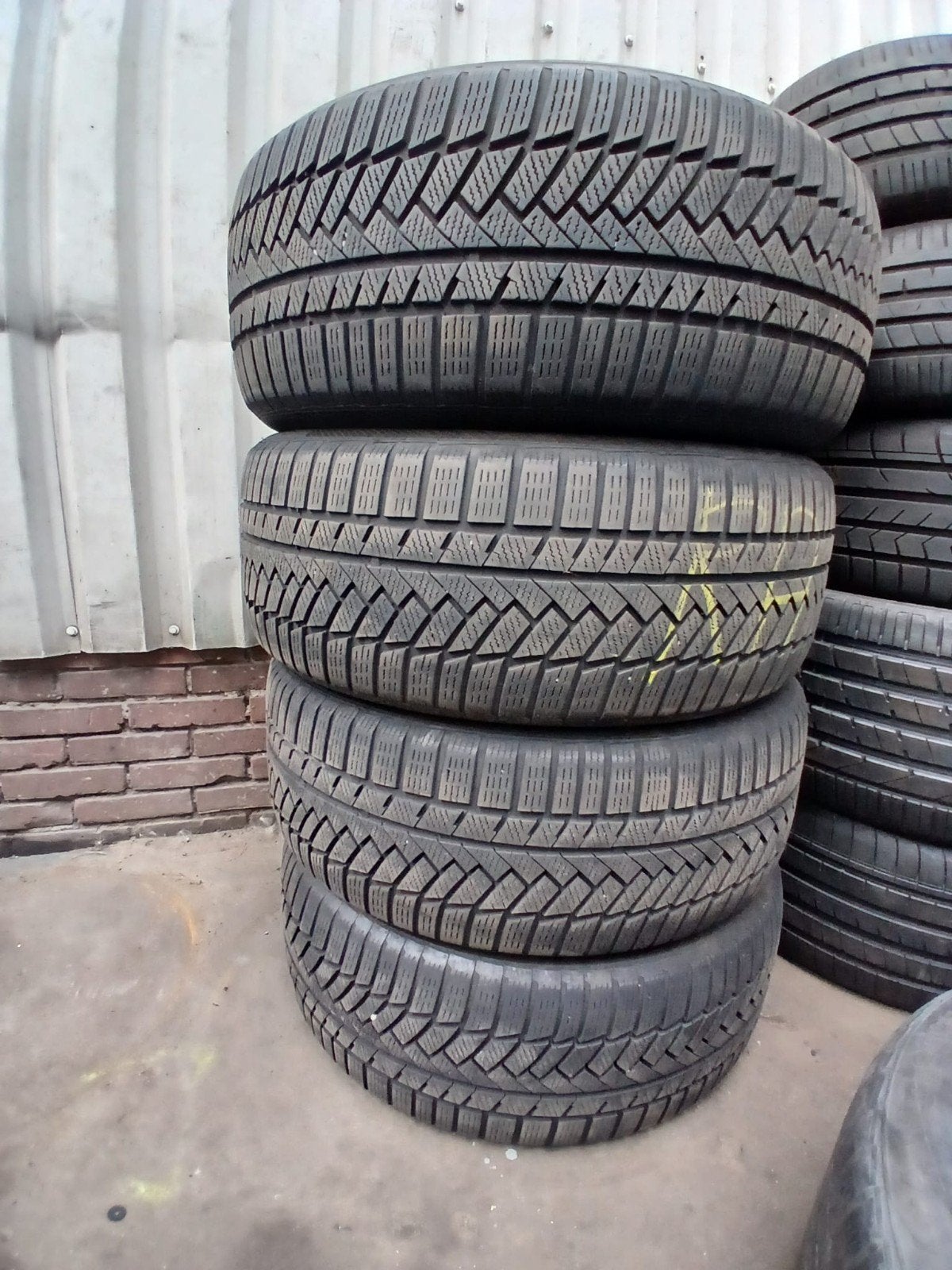 4x Continental winterbanden 255 50 19, 255 mm, Winterbanden, Band(en), Ophalen