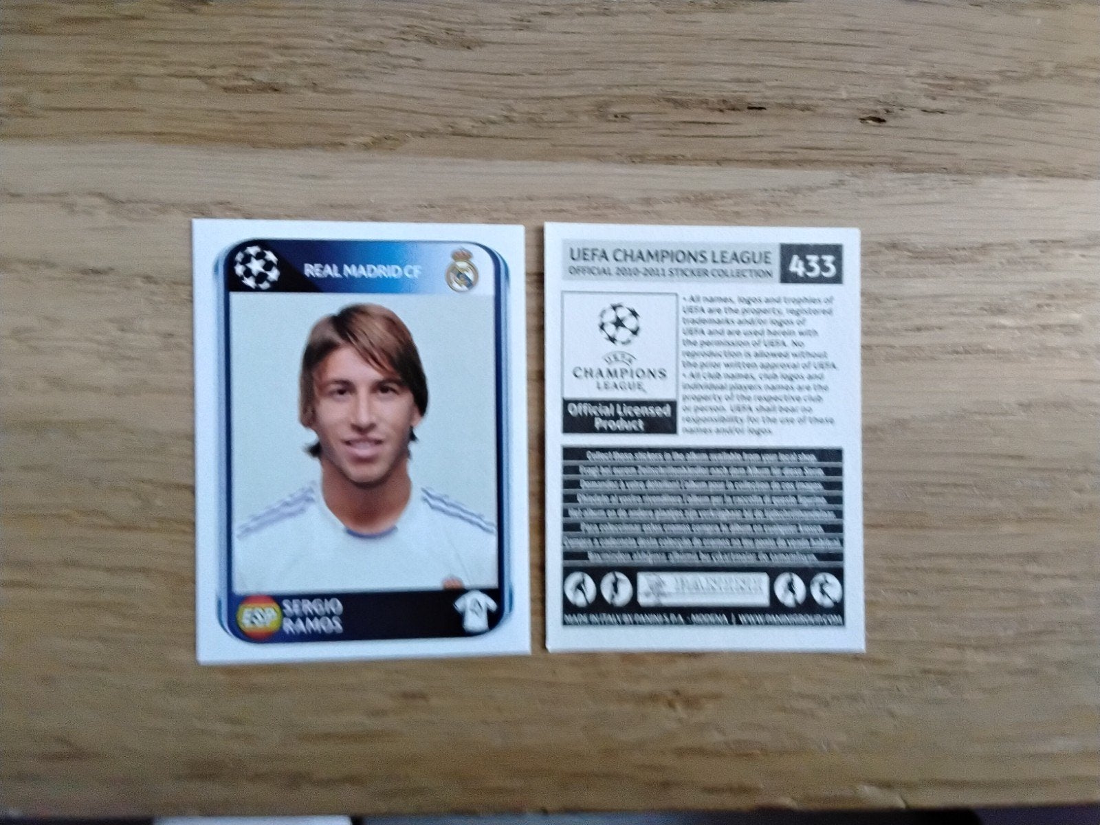 Sergio Ramos UEFA Champions League Sticker 2010-2011, Verzamelen, Ophalen of Verzenden, Zo goed als nieuw, Buitenlandse clubs