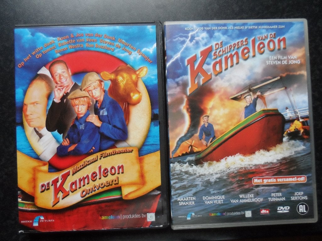 DVD's De Kameleon 2 X, Cd's en Dvd's, Dvd's | Kinderen en Jeugd, Avontuur, Alle leeftijden, Ophalen of Verzenden, Zo goed als nieuw