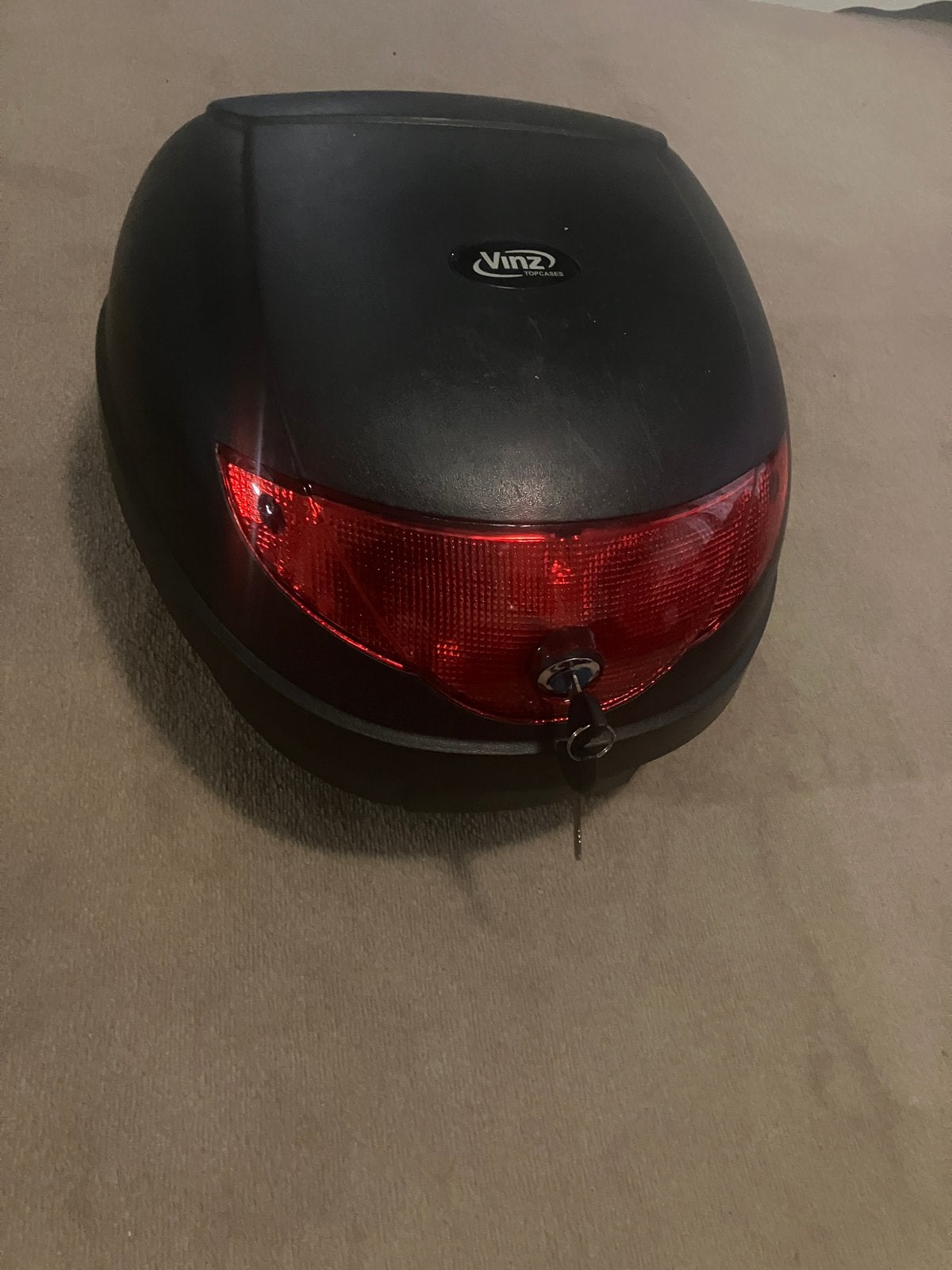 Vinz scooter motor koffer zwart, Ophalen, Gebruikt, Koffer