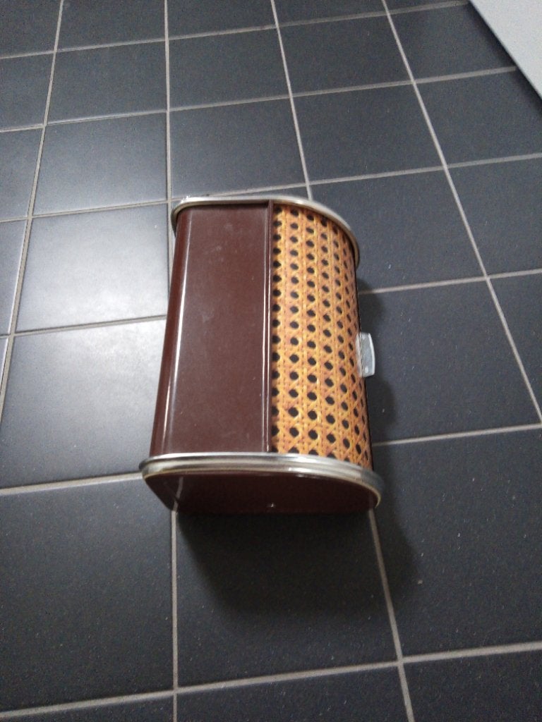 Vintage broodtrommel, Huis en Inrichting, Gebruikt, Ophalen of Verzenden, Metaal, Broodtrommel