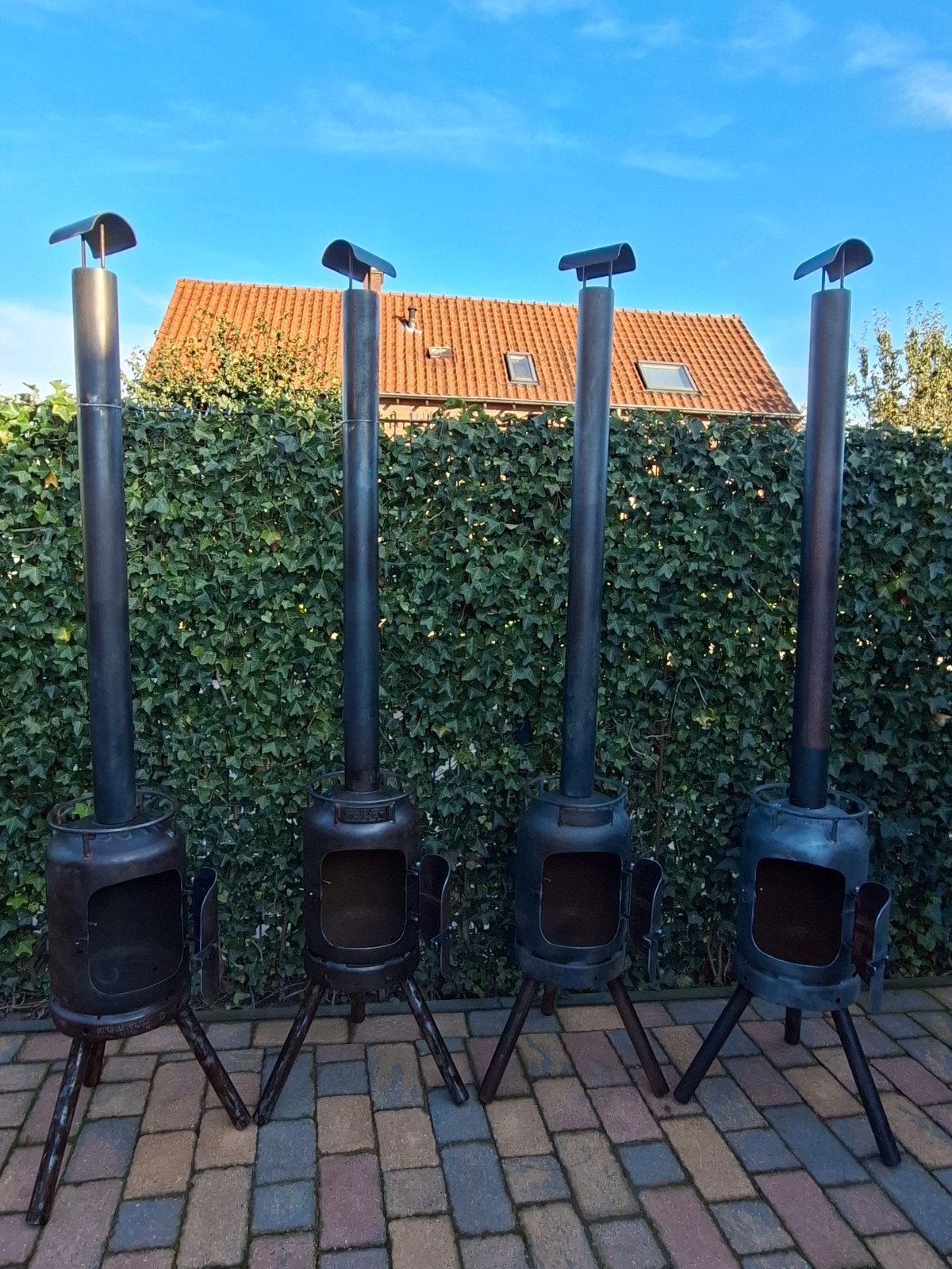 prachtige Tuinkachel Terraskachel Tuinhaard vuurkorf, Ophalen of Verzenden, Nieuw