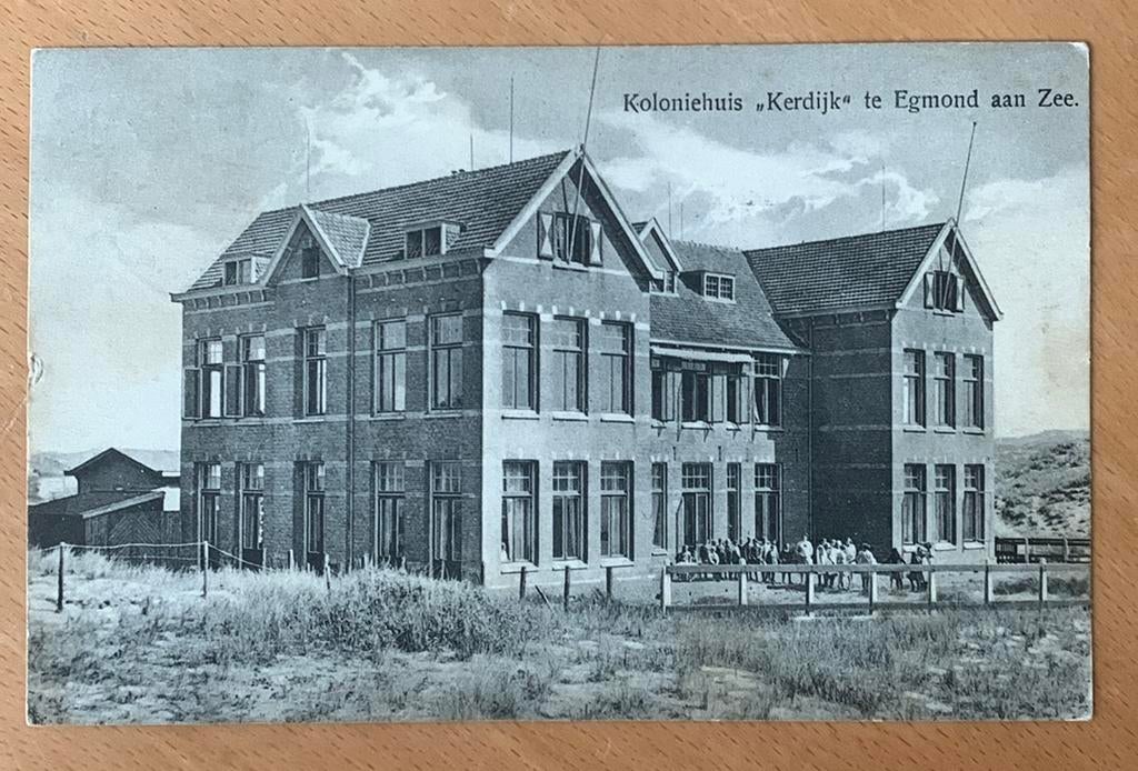 Ansichtkaart egmond aan zee koloniehuis kerdijk, Ophalen of Verzenden, Voor 1920, Noord-Holland
