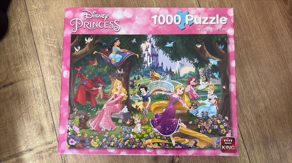 Disney prinsessen puzzel 1000 stukjes, Ophalen of Verzenden, 500 t/m 1500 stukjes, Zo goed als nieuw