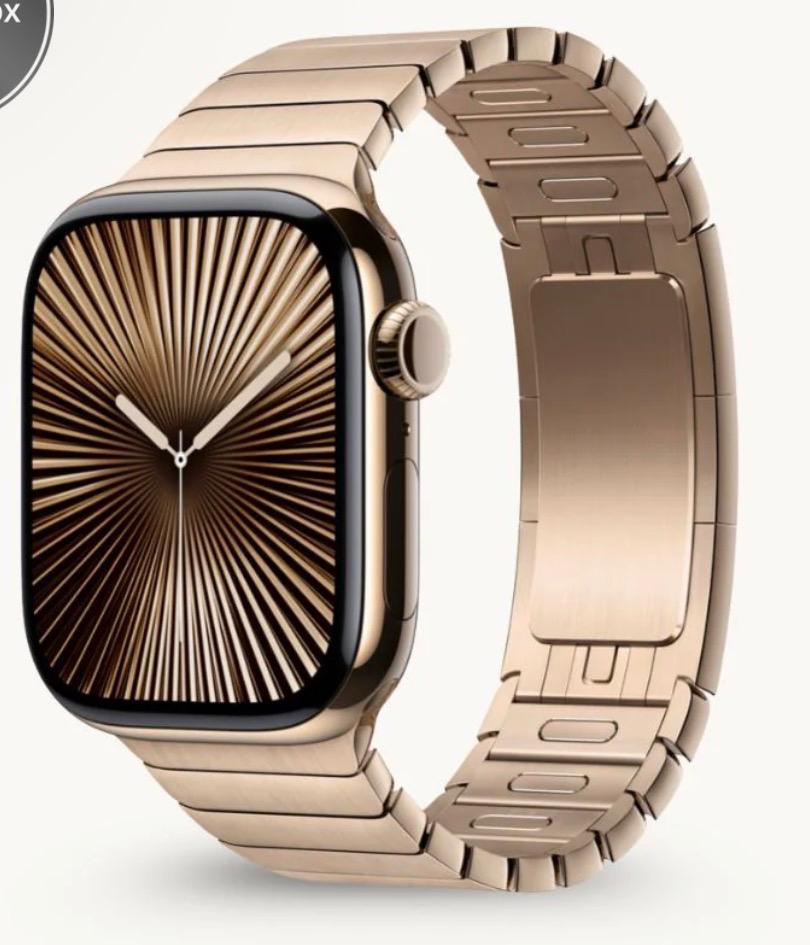 Apple Watch Series 11 42mm Gold Titanium Cellular Sealed, IOS, Nieuw, Ophalen of Verzenden, GPS