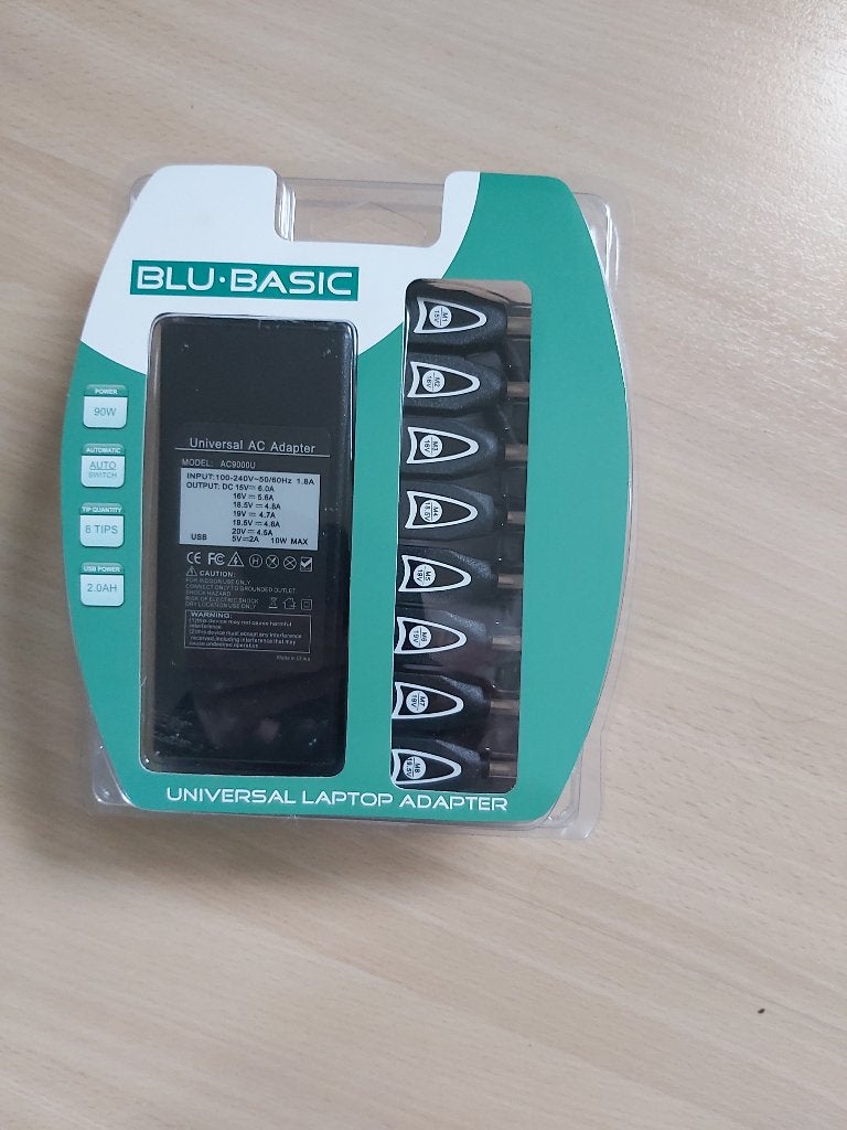 Laptop Adapter Blu Basic nieuw doos is open, nooit gebruikt, Ophalen of Verzenden, Nieuw, Yanec, Blu-Basic, Diversen