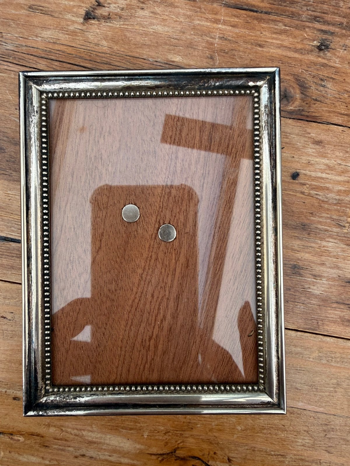 Oud zilveren fotolijstje 9x13 cm, Verzenden, Zilver