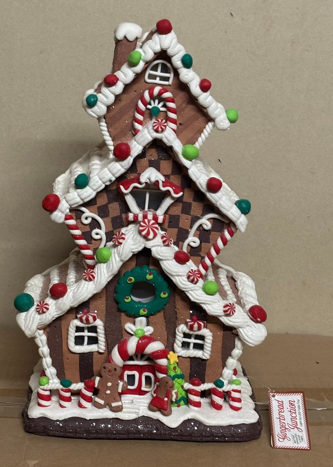 Gingerbread Cookie 3 Layered LED House, Ophalen of Verzenden, Nieuw