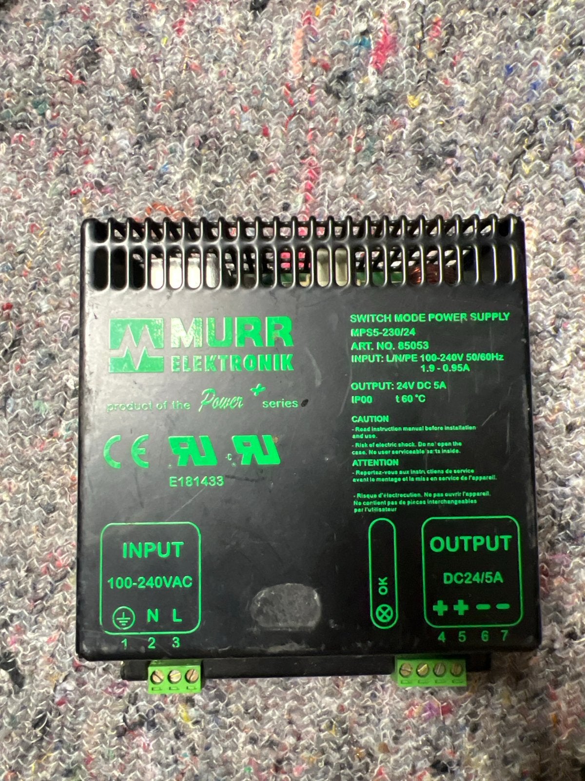 Murr Elektronik MPSS-230/24 Schakelende Voeding, Ophalen of Verzenden