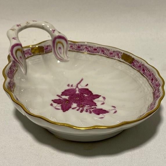 Herend Hongarije – Porseleinen asbak – handgeschilderd, Antiek en Kunst, Antiek | Porselein, Ophalen of Verzenden