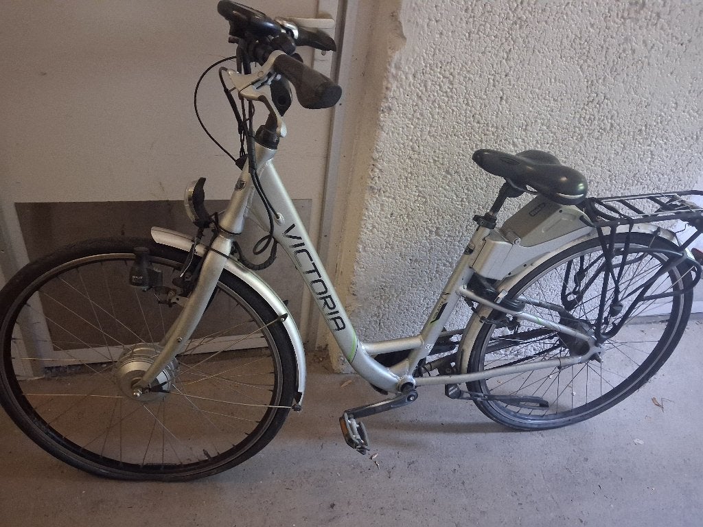 Fiets  elektries, Gebruikt, 59 cm of meer, 50 km per accu of meer, Ophalen
