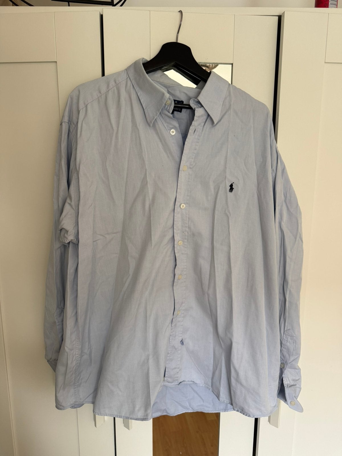 Polo Ralph Lauren overhemd, Kleding | Heren, Overhemden, Ophalen of Verzenden, Zo goed als nieuw, Blauw, Halswijdte 43/44 (XL)