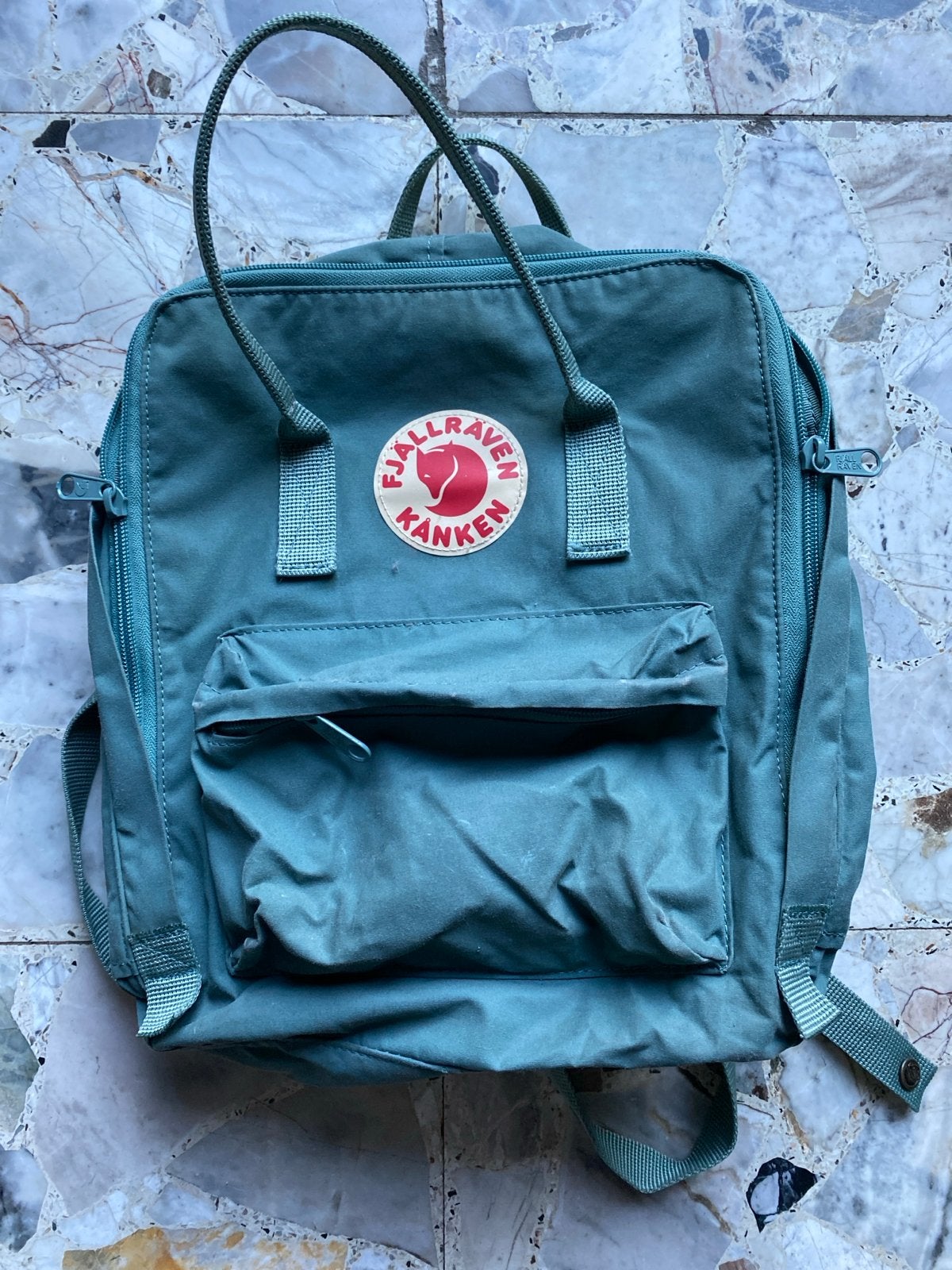 Fjällräven Kånken Rugzak - Groen, Overige merken, Gebruikt, 25 tot 40 cm, Ophalen of Verzenden