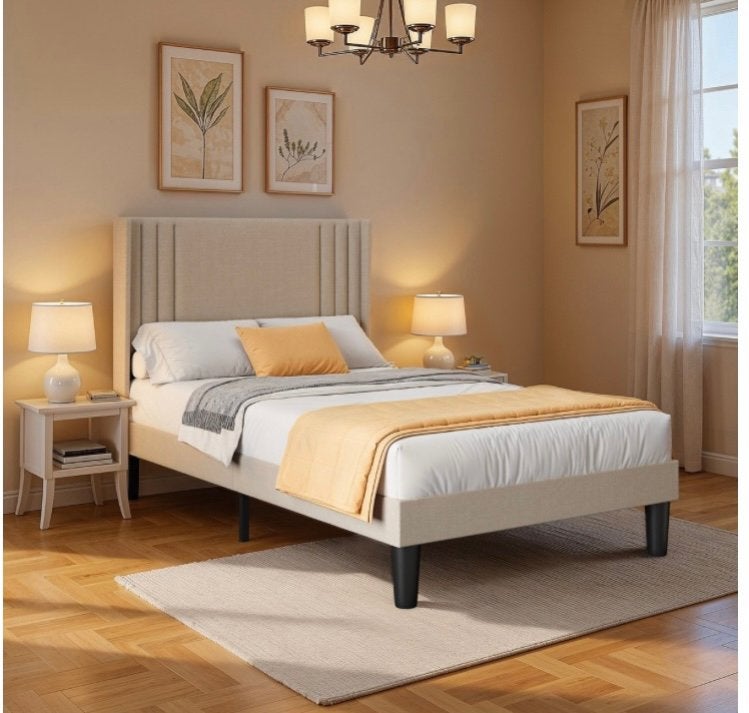 Bed Nieuw, Huis en Inrichting, Slaapkamer | Bedden, Ophalen, Nieuw, Twijfelaar, Hout