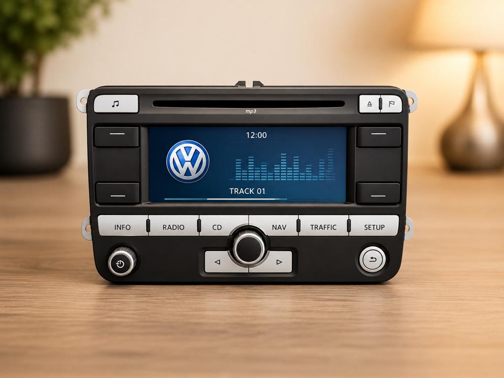 Originele VW radio/navigatie unit voor Golf 6 ZGAN, Ophalen of Verzenden, Zo goed als nieuw