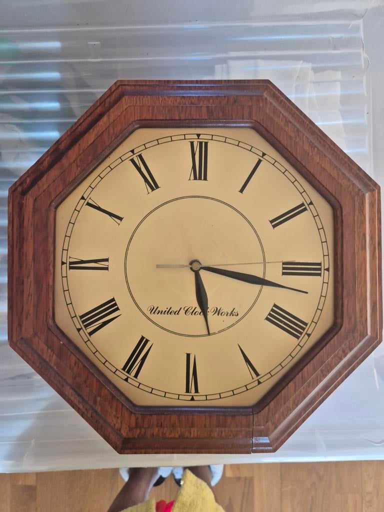 United Clock Works wandklok, Ophalen of Verzenden