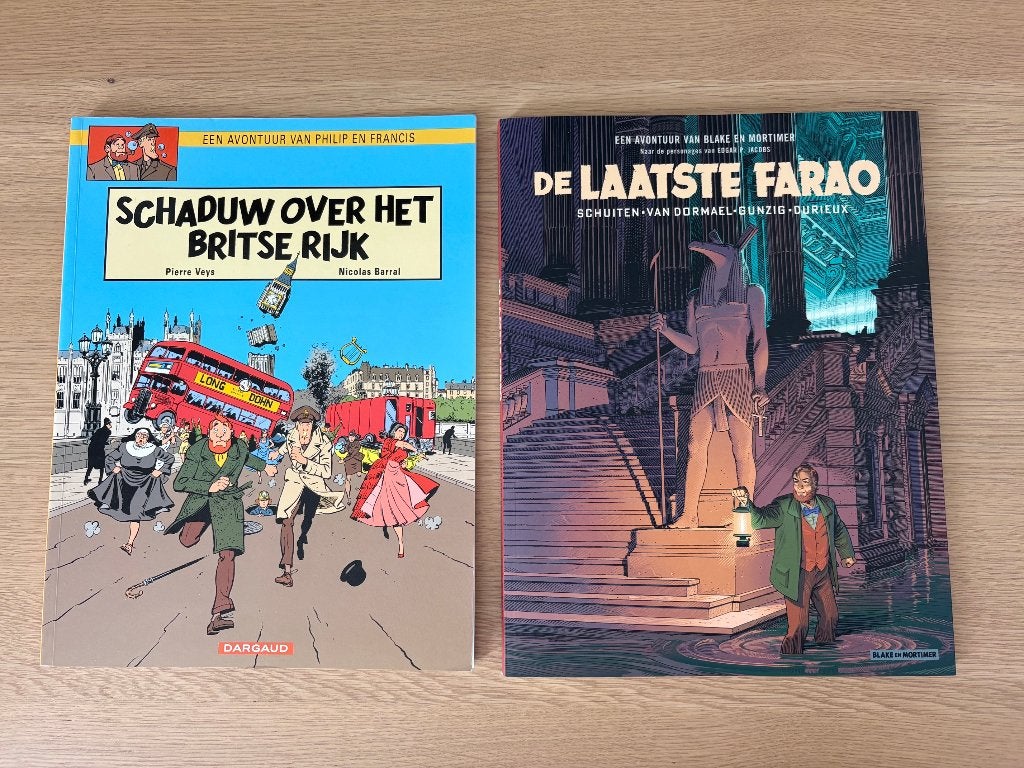 Blake en Mortimer 3 bijzondere delen buitenreeksen, Meerdere stripboeken, Ophalen of Verzenden, Zo goed als nieuw