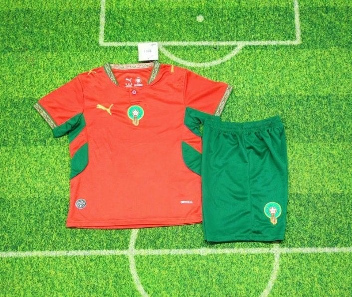 Marokko Voetbal Thuistenue voor Kinderen - Maten 22 & 24, Ophalen of Verzenden, Nieuw, Shirt