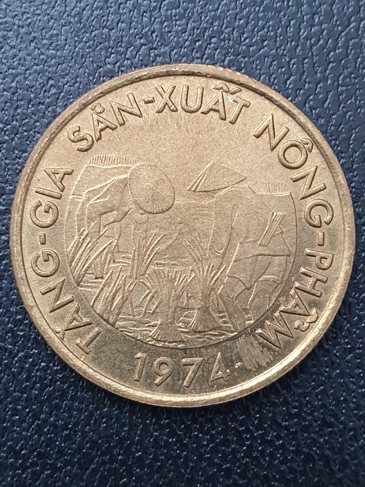 10 dong munt uit 1974 Vietnam., Ophalen of Verzenden, Zuidoost-Azië, Losse munt