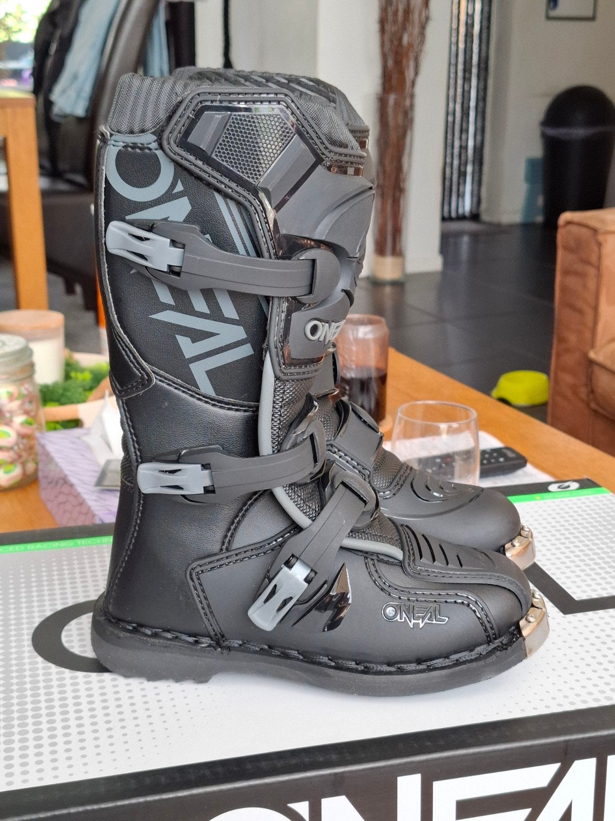 crosslaarzen merk O'Neal maat 31 kinderlaarzen, Motoren, Kleding | Motorkleding, Ophalen of Verzenden, Tweedehands, Laarzen