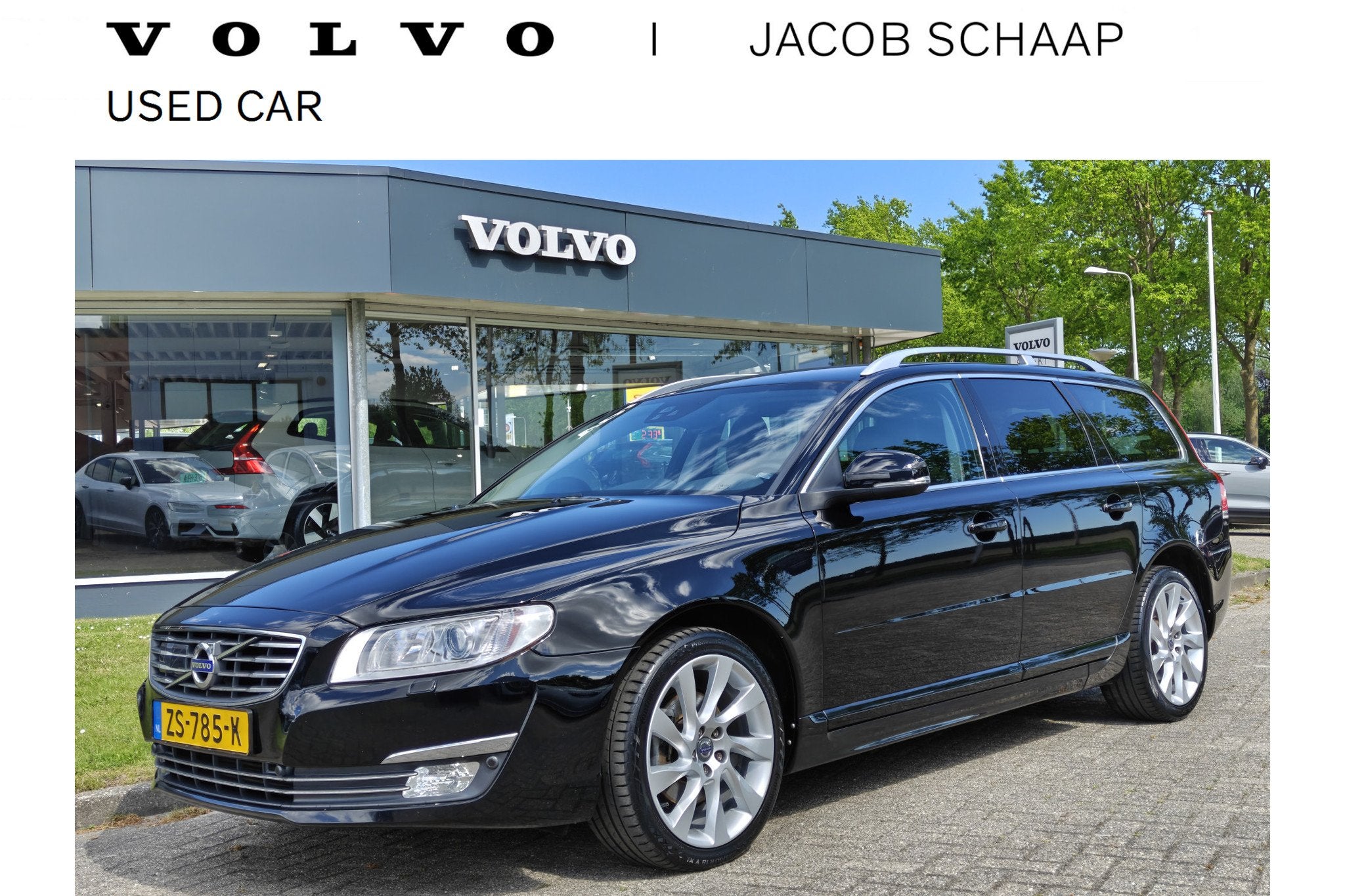 Volvo V70 T4 190PK Automaat Polar+ | ACC | Elektr. Kofferkle, Auto's, Volvo, Automatische klimaatregeling, Gebruikt, 1969 cc, Zwart