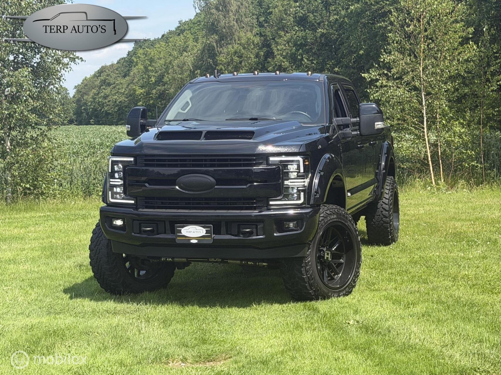 Ford USA F250 6.7 V8 Powerstroke Diesel | 4X4 | BDS/Fox Lift, Auto's, Automaat, Gebruikt, 6700 cc, Zwart