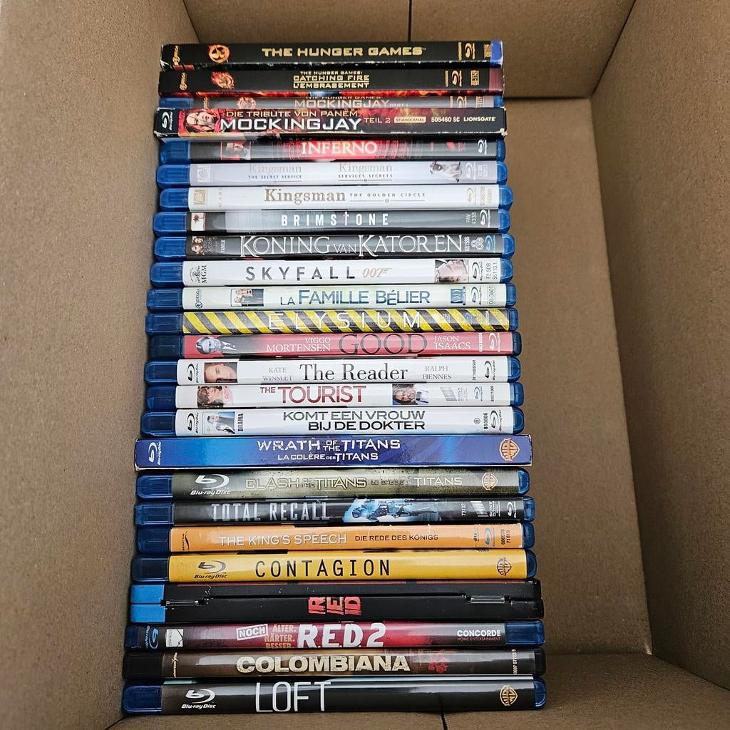 Blu-ray collectie - 25 films met NL/EN ondertiteling, Cd's en Dvd's, Blu-ray, Gebruikt, Actie, Verzenden