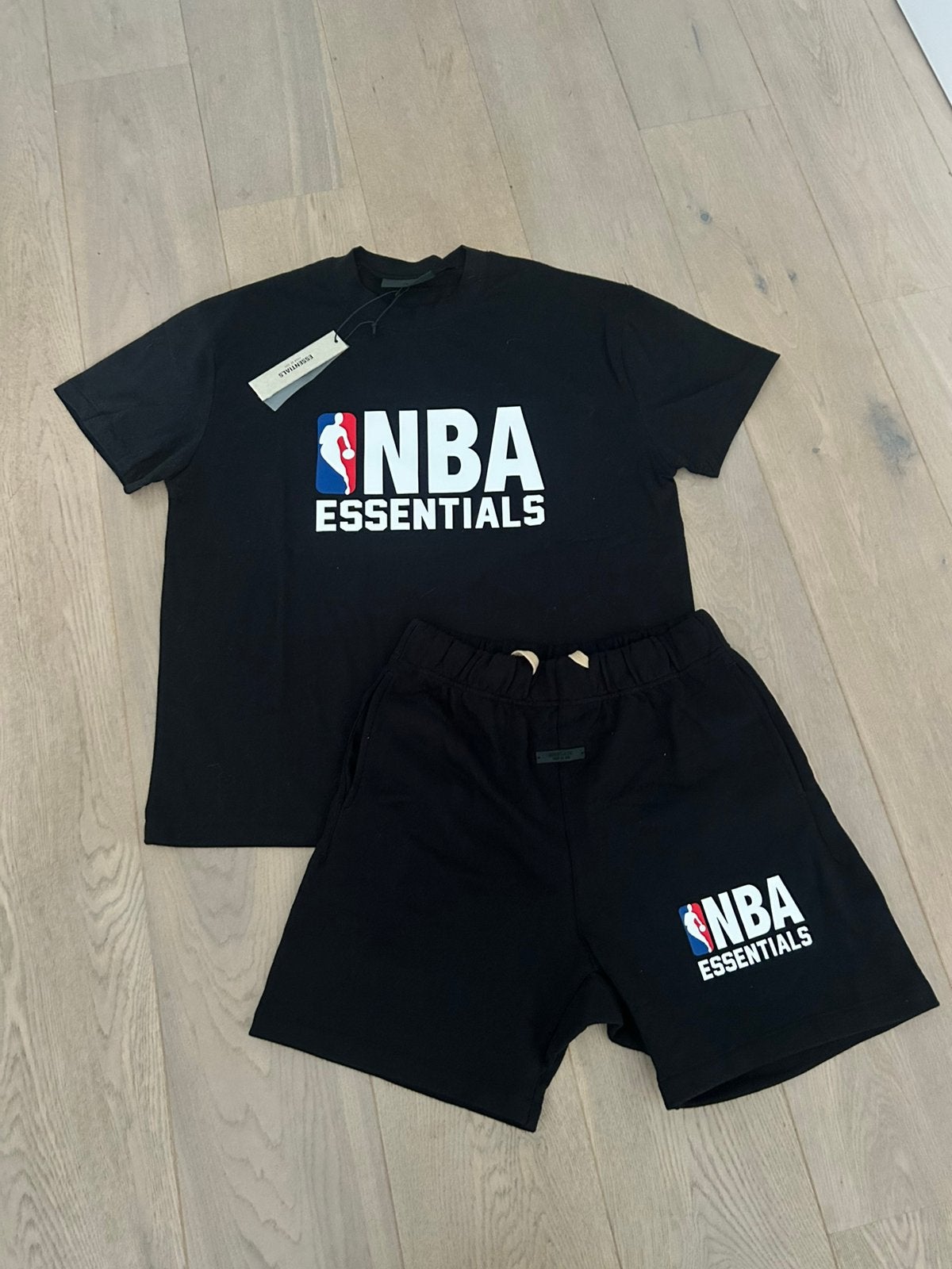 NBA essentials, Verzenden, Zo goed als nieuw, Maat 48/50 (M), Zwart