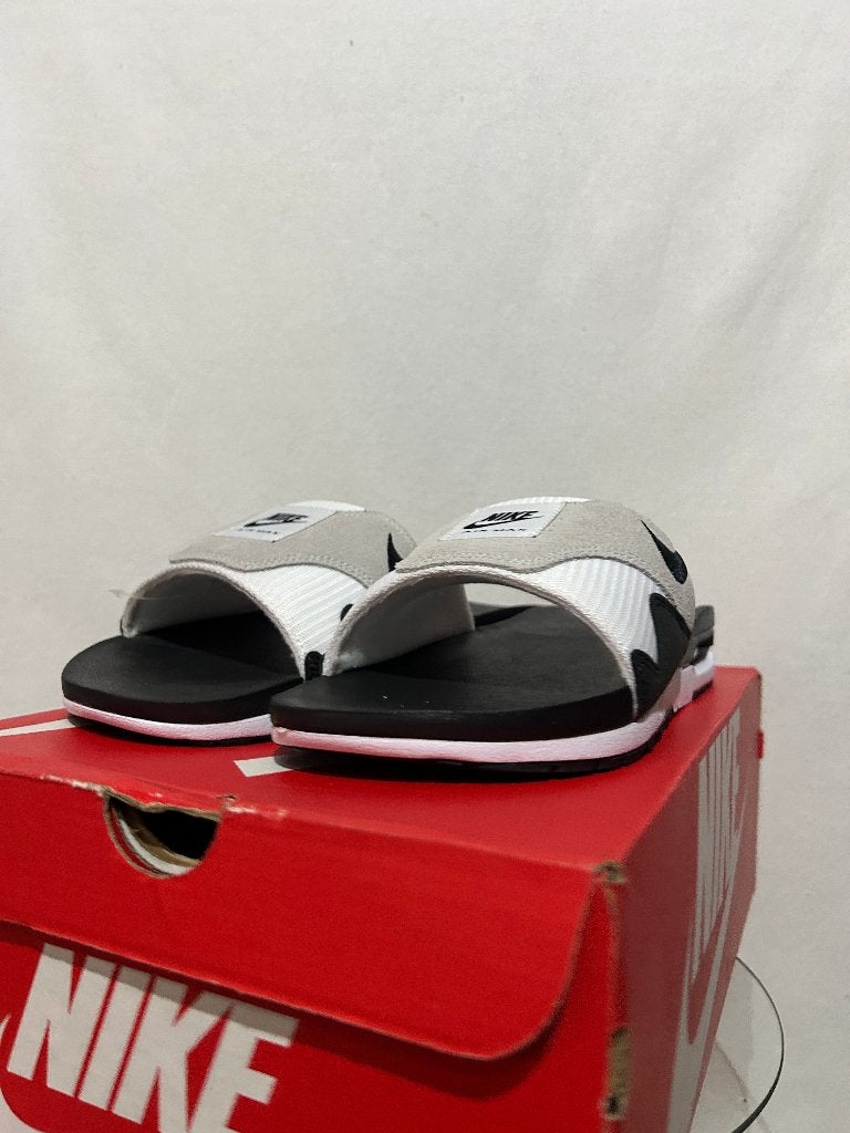 NIEUW! Maat 46 - Nike Air Max 1 Slide Black White, Kleding | Heren, Schoenen, Slippers, Zwart, Nike, Nieuw